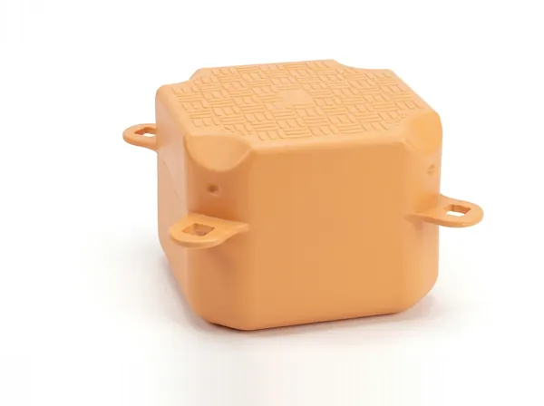 UNI-YD50 plastik yüzer iskele dubası, 50x50x40 cm HDPE duba