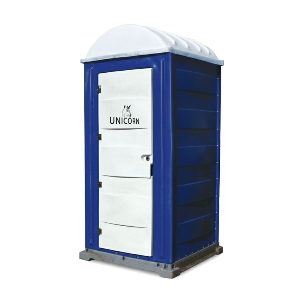 UNI-2050 ekonomik bio polietilen mobil tuvalet, mavi kabin