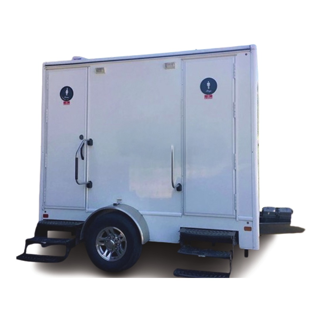 Treylerli 2 Kabinli Lüks Mobil Tuvalet | UNI-500T